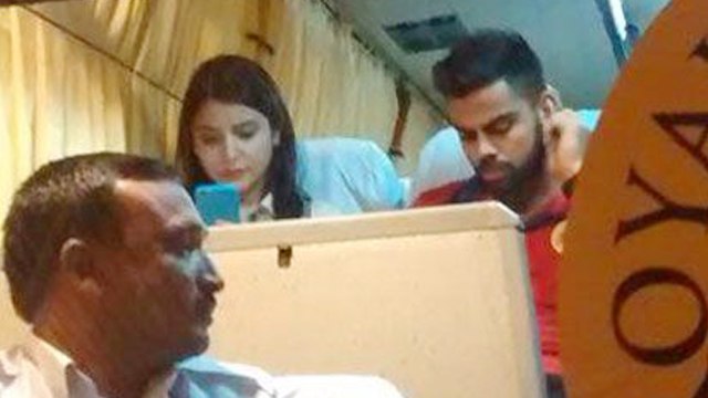 Anushka Sharma Rides On The RCB Team Bus With Beau Virat Kohli