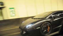 Lamborghini Aventador LP700-4 and Ferrari 458 Italia in Tunnel (Basis of Veneno)