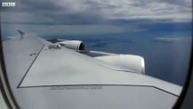 Qantas A380 Engine Failure Footage from the passenger view (4 nov 2010)