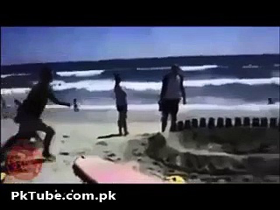 Boy Sank in a Sand Hole Prank