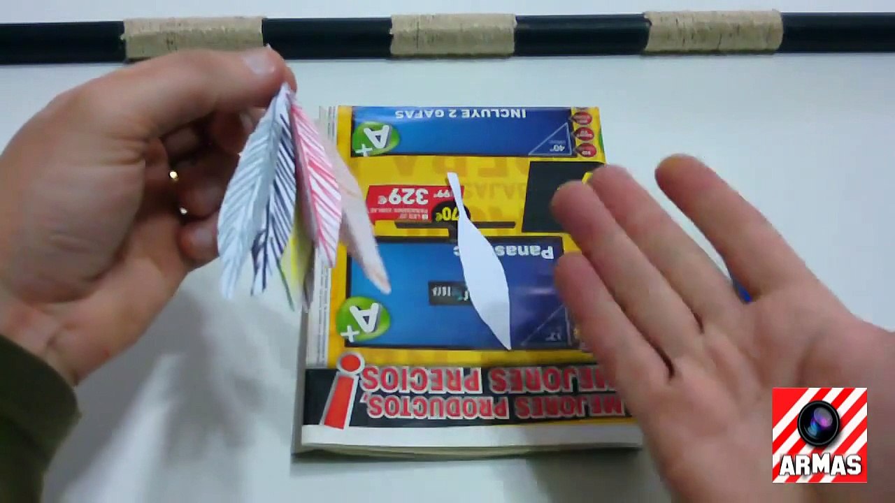 Cerbatana Inde et son Homemade Arme technique