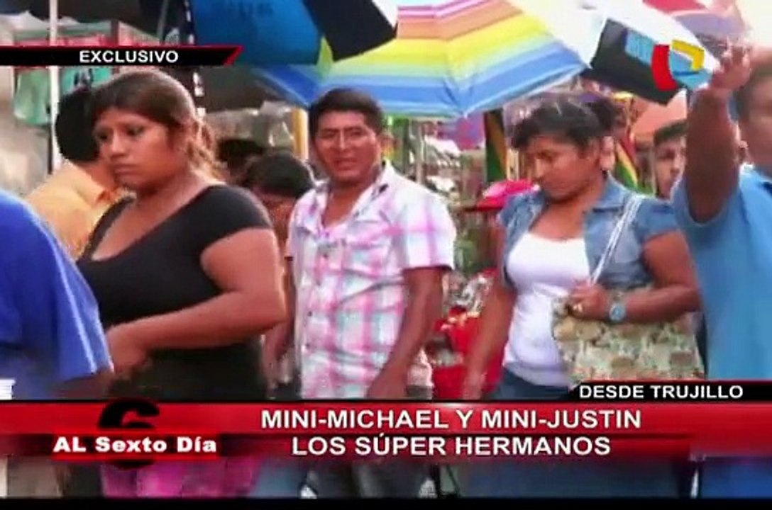 Mini Michael y mini Justin: conoce a los pequeños talentos de Trujillo