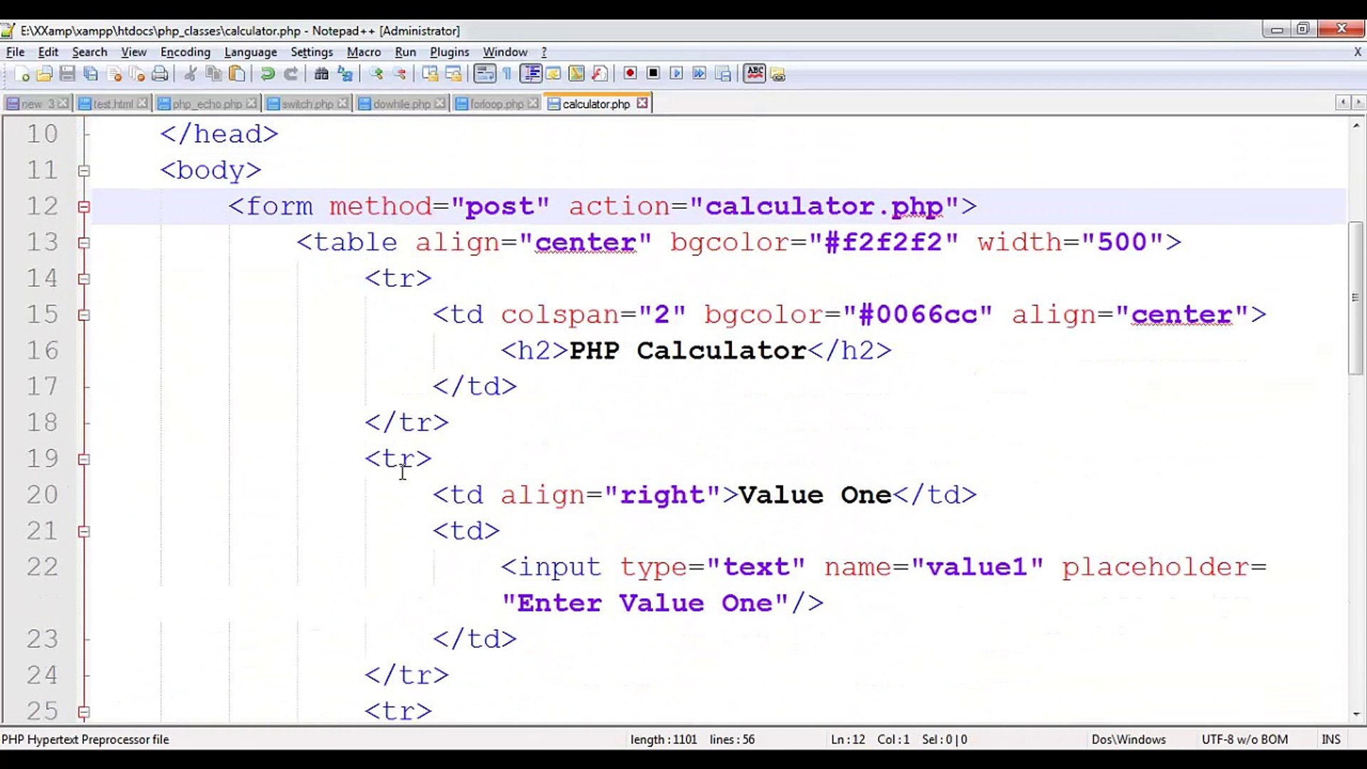 PHP - Creating Calculator with PHP - How to Make Calculator Part 2 - video  Dailymotion