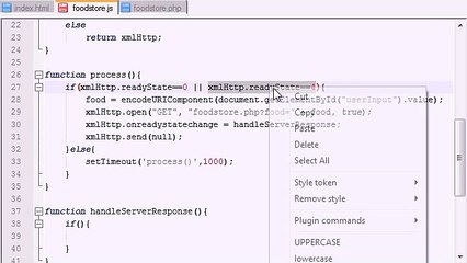 AJAX Tutorial - 9 - Handling Responses from the Server