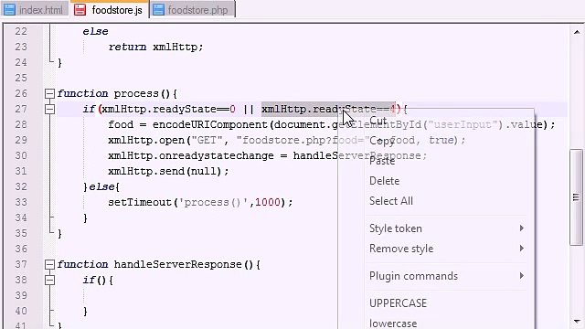 AJAX Tutorial - 9 - Handling Responses from the Server