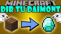 DIRT TO DIAMOND MOD  El mod mas TRAMPA de Minecraft  Minecraft mod 1710 Review ESPAÑOL