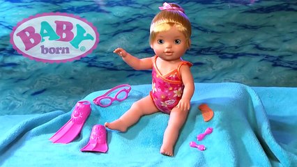 Baby Born Mommy Look I Can Swim