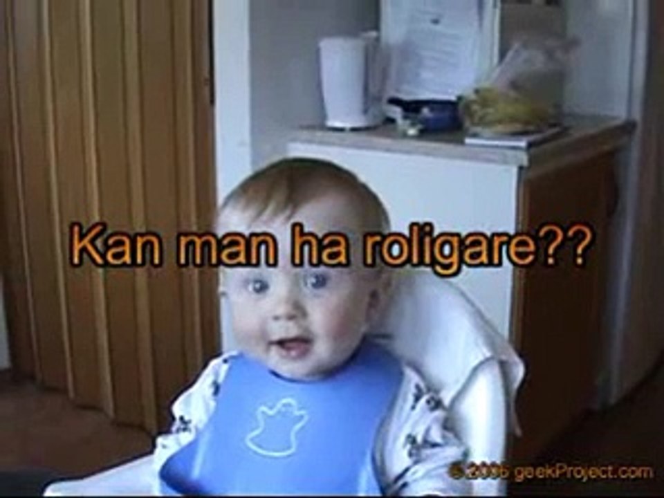 baby laughing