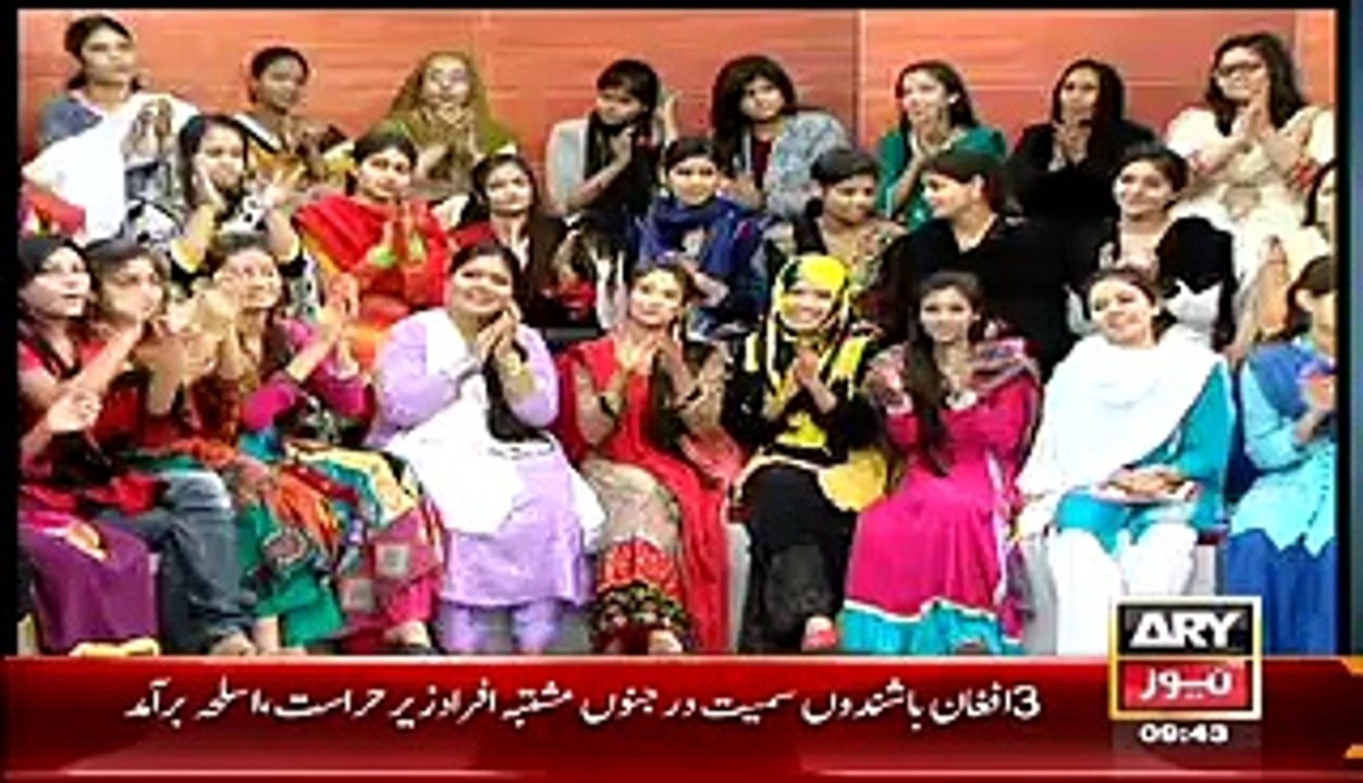 The Morning Show With Sanam Baloch on ARY News Part 2 - 15th April 2015
