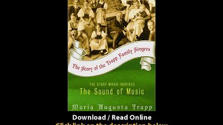 Download The Story of the Trapp Family Singers By Maria Augusta Trapp PDF