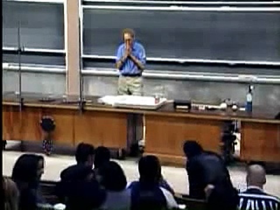 Newton's laws explained by Walter lewin