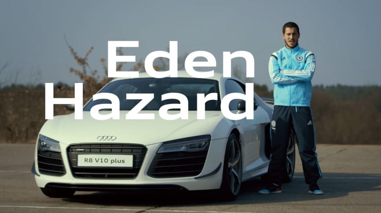 Des footballeurs de Chelsea font le "Audi chall...