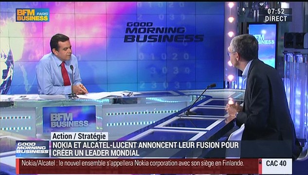 Nokia et Alcatel-Lucent fusionnent: L'Europe se dote aujourd'hui d'un champion technologique : Michel Combes - 15/04