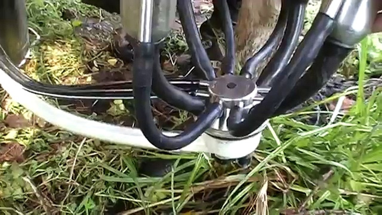 Using the new milking machine