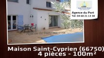 A vendre - maison/villa - Saint-Cyprien (66750) - 4 pièces - 100m²
