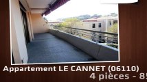 LE CANNET - LE CANNET:   4 P 85m² avec Garage