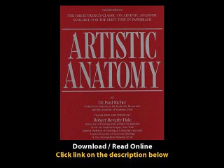 Download Artistic Anatomy By Dr Paul RicherRobert Beverly Hale PDF