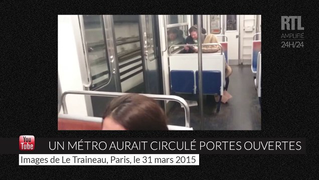 À Paris, un métro aurait circulé avec les portes ouvertes