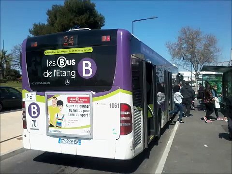 [Sound] Bus Mercedes-Benz Citaro C2 €5 n°1061 des Bus de l'Etang sur la ligne 24