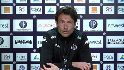 La conférence de presse de Dominique Arribagé avant Lorient/TFC