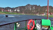 Mit dem Dampfer auf der Elbe von Pirna nach Bad Schandau