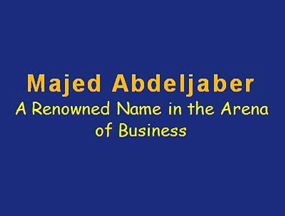 Majed Abdeljaber Entrepreneur