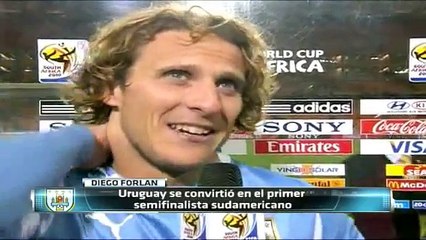 Uruguay Vrs Ghana 'Sud Africa 2010 *La Mano Celestial* forlam y el loco entrevista