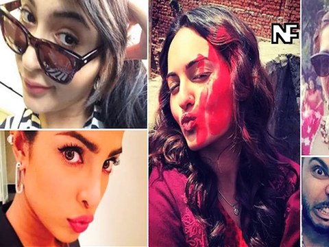 Bollywood Divas with Kissable red lips