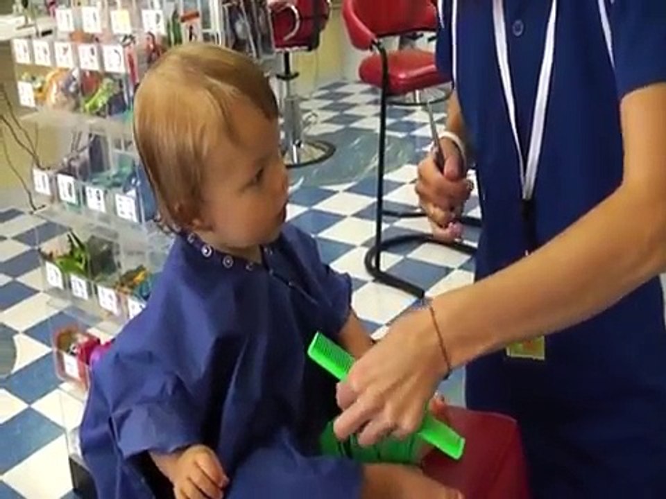 Chase's First Haircut! This is how to cut a baby boy's hair!