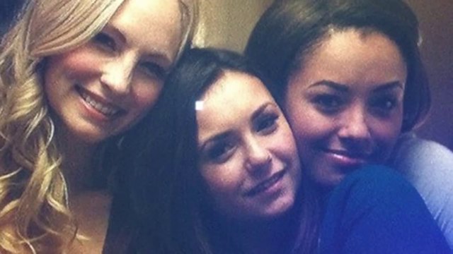 Nina Dobrev Crying Goodbye to The Vampire Diaries 2015