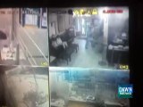 CCTV Footage of Bank Robbery in Karachi
