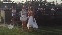 Paris Hilton-NUDE-Dance at Coachella 2015