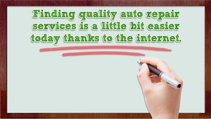 Finding Quality Auto Repair Service Companies