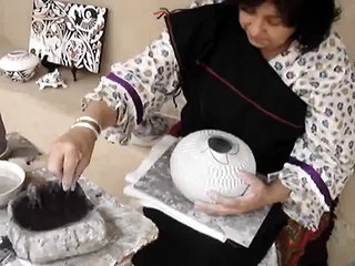 KWABLA Artist - Norma Jean Ortiz - Acoma Pottery