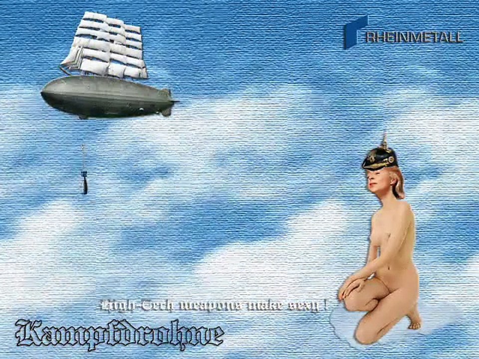 High-Tech Kampfdrohne / High-Tech attack drone