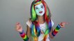 My Little Pony Rainbow Dash Makeup Tutorial!  Equestria Girl Doll Cosplay | Kittiesmama