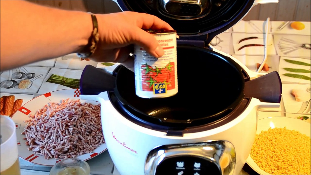 Recette cookeo : coquillettes à la viande hachée