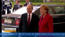 Russian President Vladimir Putin visits Germany