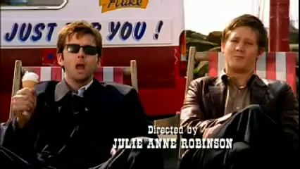 David Tennant Singing and Eating Ice Cream