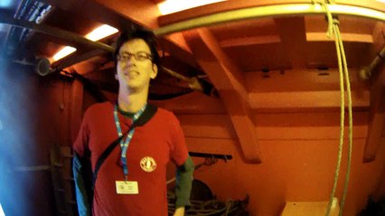 hiSTOIRES LITTORALES | A bord de l'hermione :  le pont-batterie