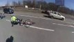 Un cycliste renversé par un camion-citerne...