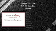 Annonce Occasion CITROëN DS3 THP 155 Sport Chic 2012