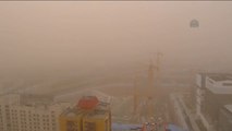 Çin'de Kum Fırtınası