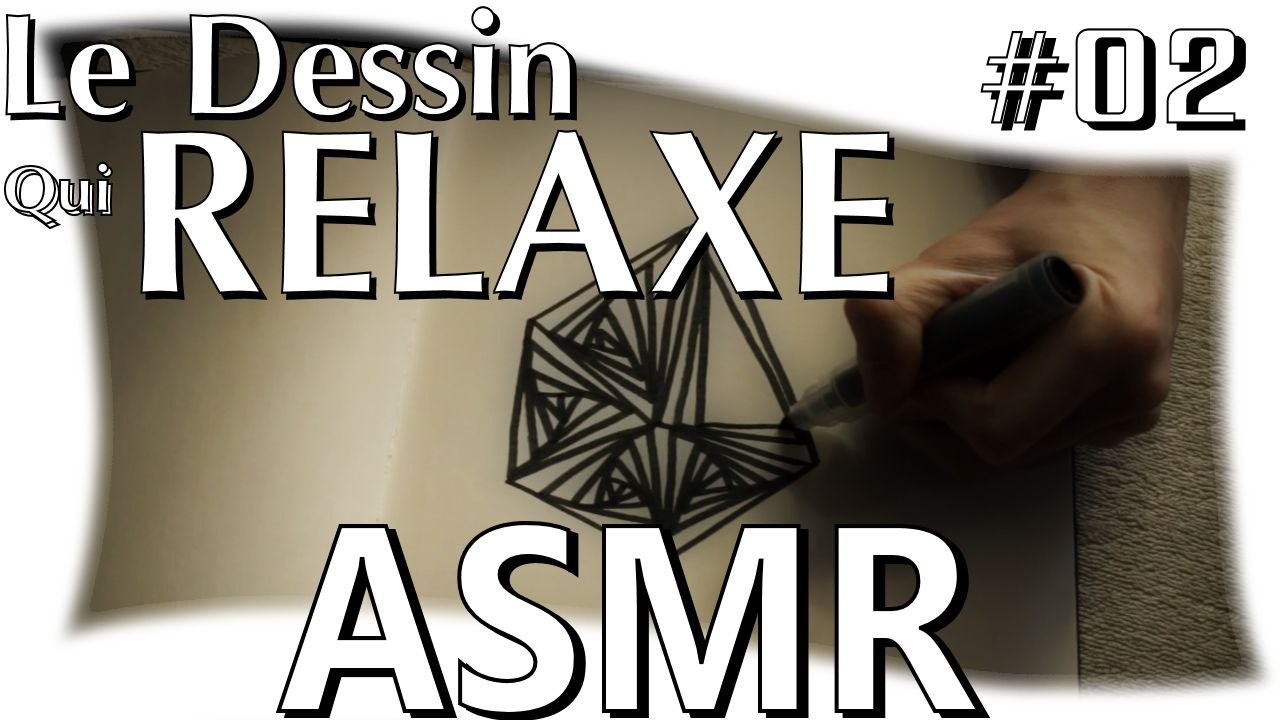 Le dessin qui relaxe #02, ASMR Français (French, drawing, chuchotement, Whisper, Soft Spoken)