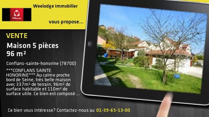 Vente - maison - Conflans-sainte-honorine - 96m²