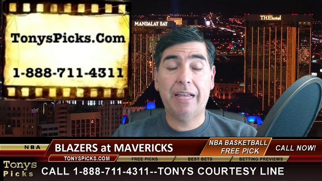 Dallas Mavericks vs. Portland Trailblazers Free Pick Prediction NBA Pro Basketball Odds Preview 4-15-2015