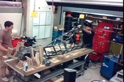 Time Lapse of me welding the FSAE chromoly chassis at UWO (Formula SAE)