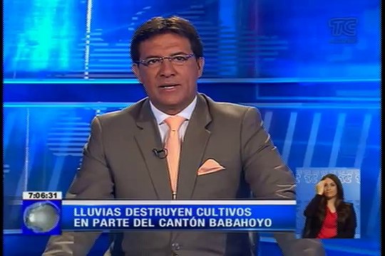 Lluvias destruyen cultivos en parte del cantón Babahoyo
