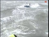 Dover RNLI volunteers rescue 65ft barge in heavy seas