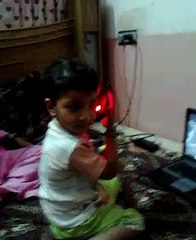 Sweet Baba Use to Laptop